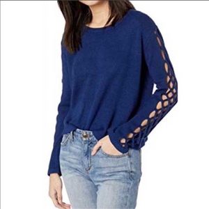 Jack BB Dakota | Lattice Sleeved Sweater